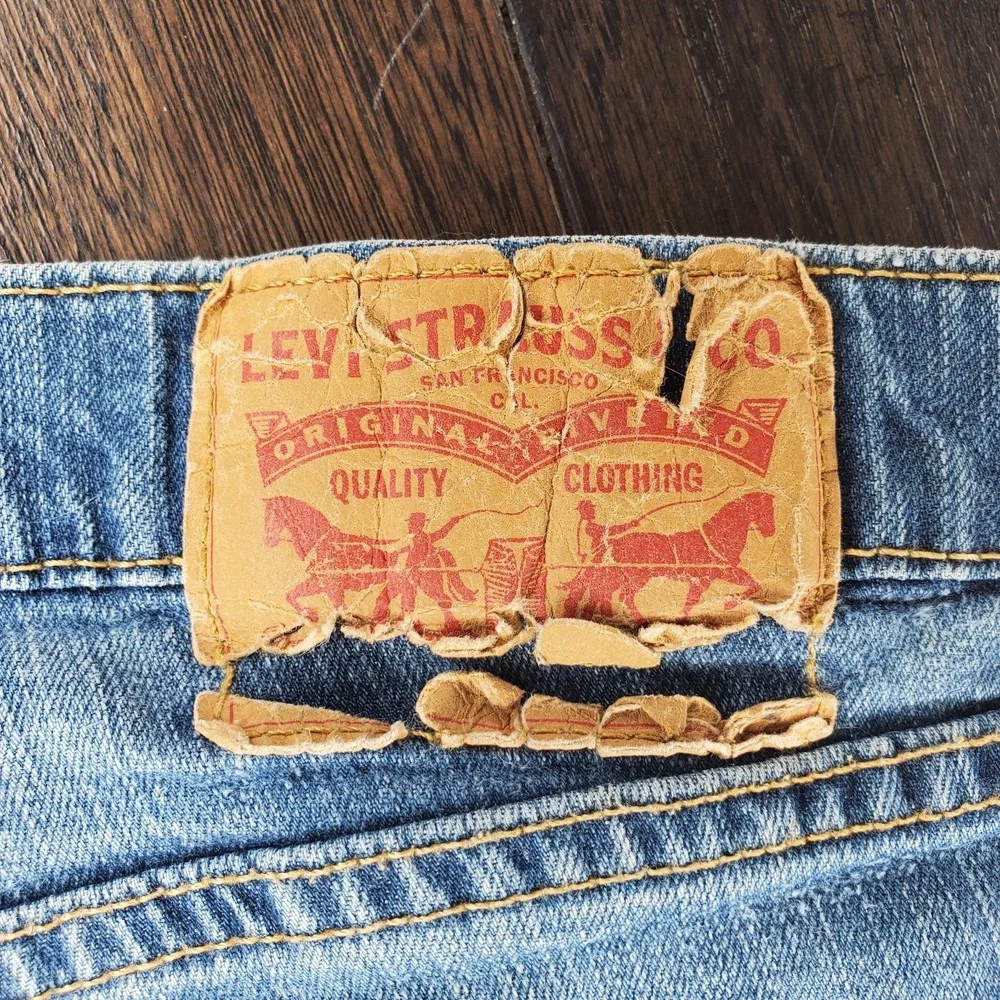 Levis 559 Jeans Mens 36x32 Blue Regular Fit Straight Leg Denim Pants 100% Cotton